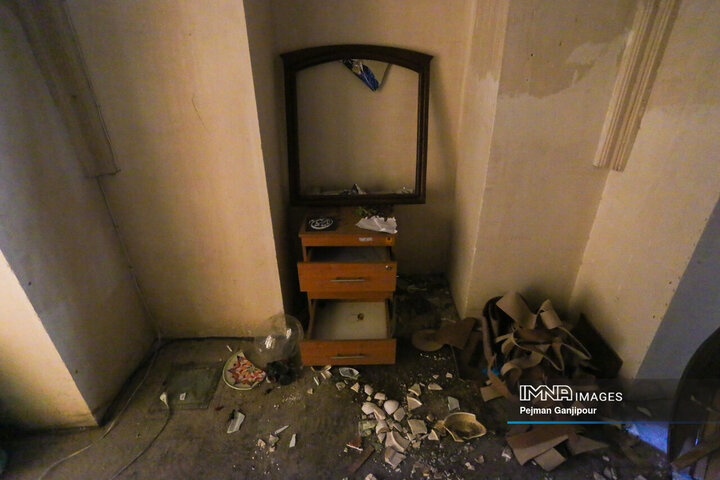 تخریب ساختمان خانه انقلاب اسلامی اصفهان در اغتشاشات اخیر