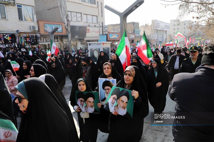 راهپیمایی محکومیت اغتشاشات در سنندج