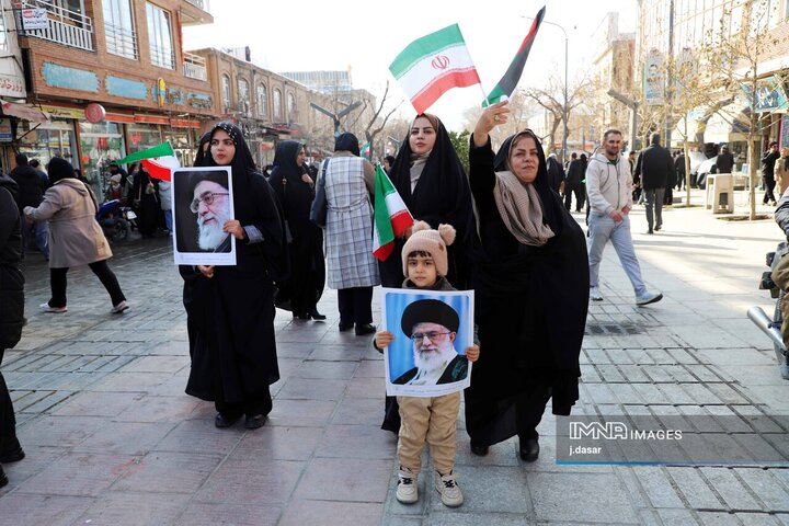 راهپیمایی محکومیت اغتشاشات در سنندج