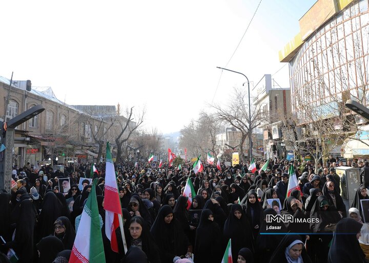 راهپیمایی محکومیت اغتشاشات در سنندج