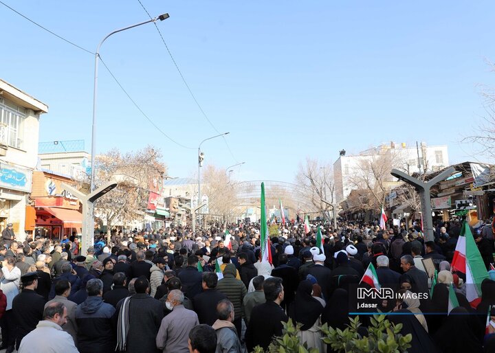 راهپیمایی محکومیت اغتشاشات در سنندج