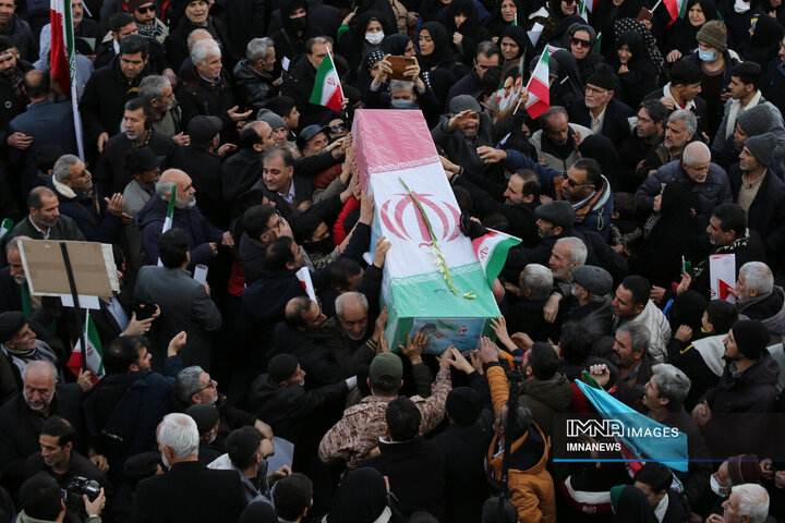 راهپیمایی محکومیت اغتشاشات در همدان