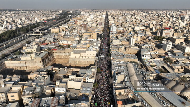 راهپیمایی محکومیت اغتشاشات در قم