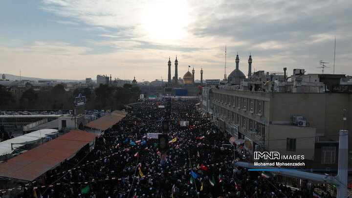 راهپیمایی محکومیت اغتشاشات در قم