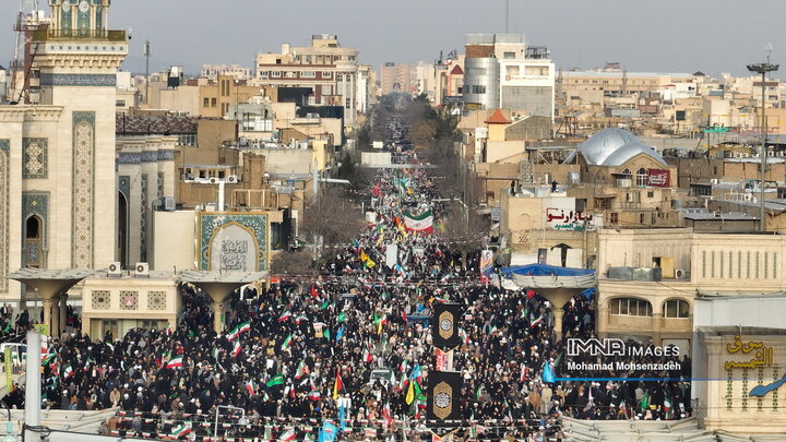راهپیمایی محکومیت اغتشاشات در قم