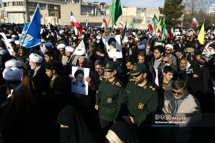 راهپیمایی محکومیت اغتشاشات در قم