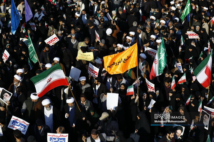 راهپیمایی محکومیت اغتشاشات در قم