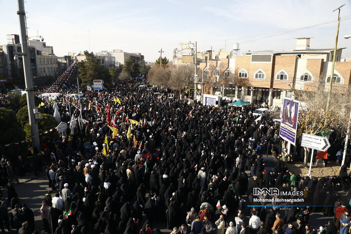 راهپیمایی محکومیت اغتشاشات در قم