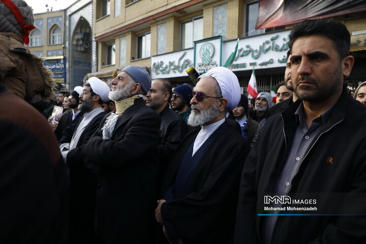 راهپیمایی محکومیت اغتشاشات در قم