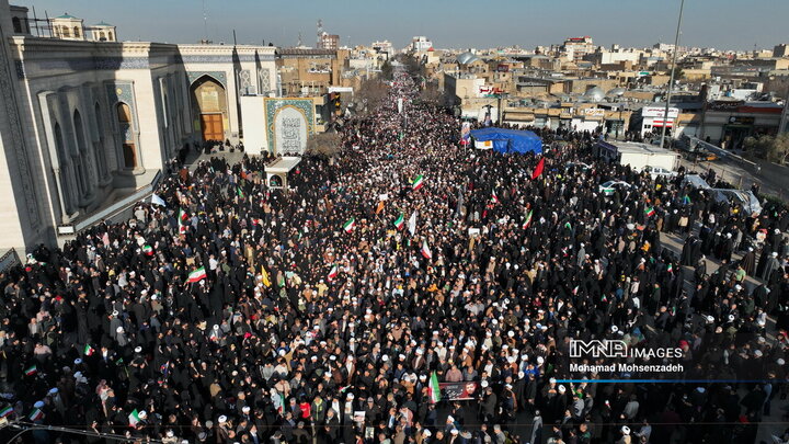 راهپیمایی محکومیت اغتشاشات در قم