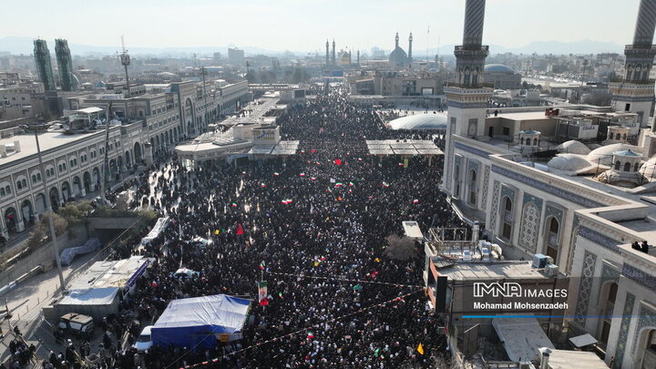 راهپیمایی محکومیت اغتشاشات در قم
