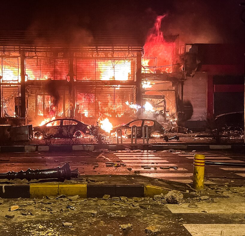 شلیک مستقیم آشوبگران به جیبِ مردم