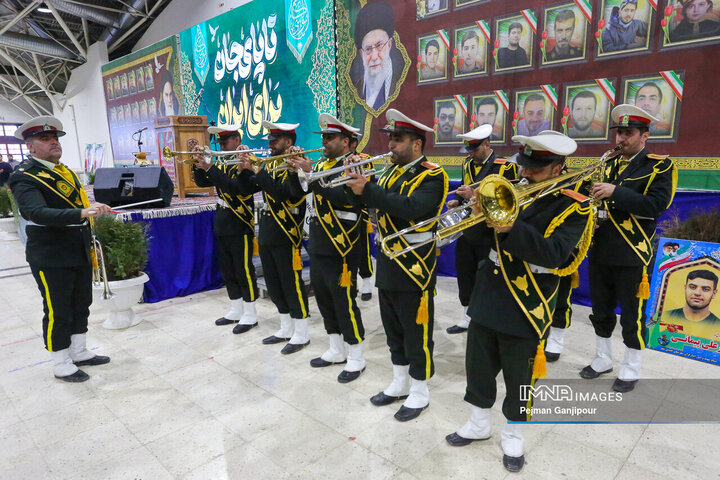 آیین بزرگداشت شهدای اغتشاشات اخیر در اصفهان