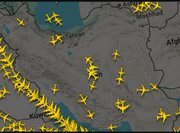 شب معمولی آسمان ایران