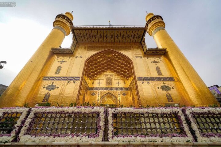 رونمایی از ایوان طلای مرقد مطهر امیرالمومنین (ع)