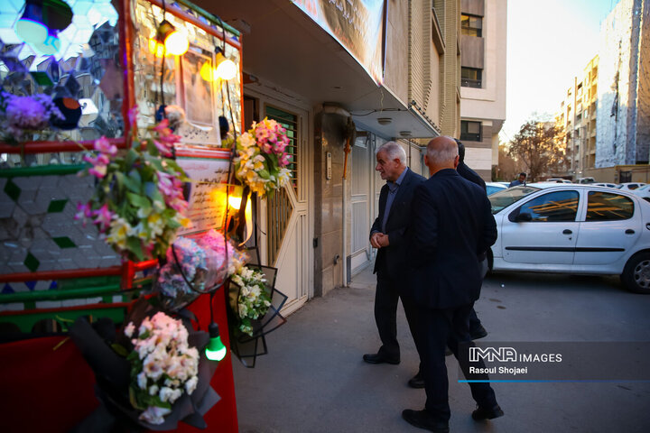 دیدار اعضای شورای شهر اصفهان با خانواده شهید ۸ ساله حوادث تروریستی اصفهان