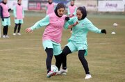 برگزاری نخستین تمرین تیم ملی فوتبال بانوان