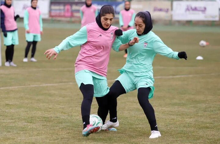 برگزاری نخستین تمرین تیم ملی فوتبال بانوان