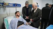 عیادت وزیر کشور از مجروحان حوادث تروریستی آمریکایی صهیونیستی