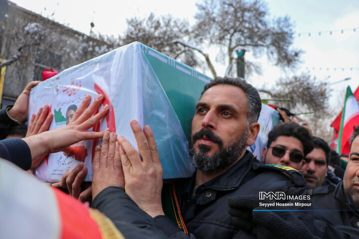 تشییع پیکر مطهر شهید شهرداری مشهد مقدس،عیسی علی‌پور