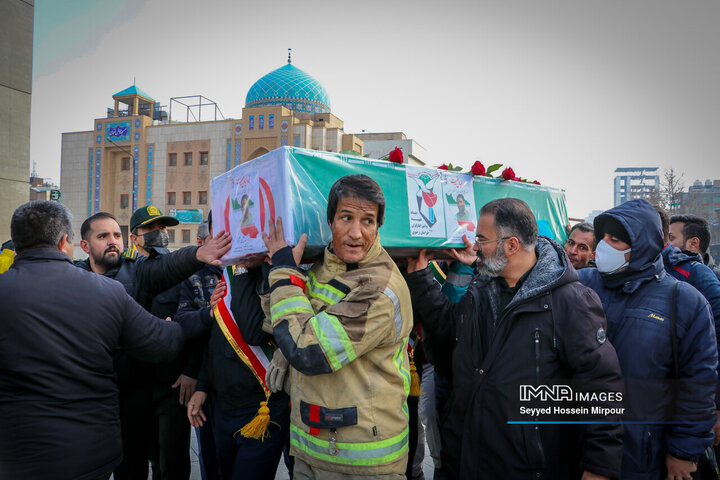 تشییع پیکر مطهر شهید شهرداری مشهد مقدس،عیسی علی‌پور