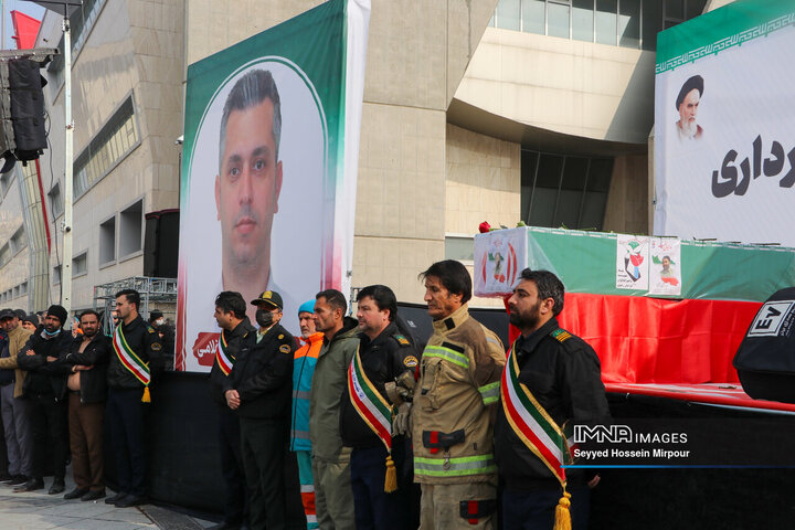 تشییع پیکر مطهر شهید شهرداری مشهد مقدس،عیسی علی‌پور