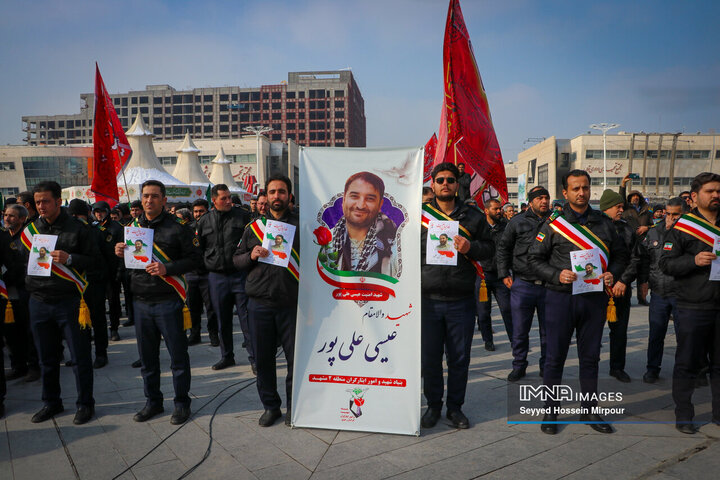 تشییع پیکر مطهر شهید شهرداری مشهد مقدس،عیسی علی‌پور