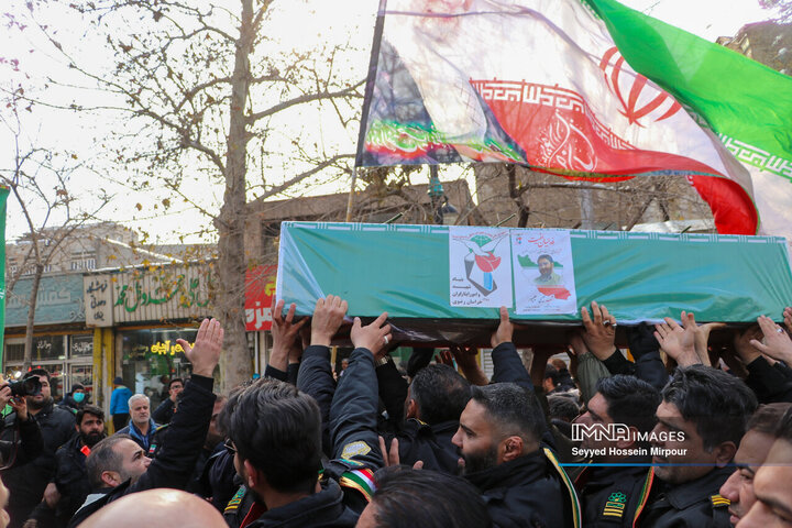 تشییع پیکر مطهر شهید شهرداری مشهد مقدس،عیسی علی‌پور