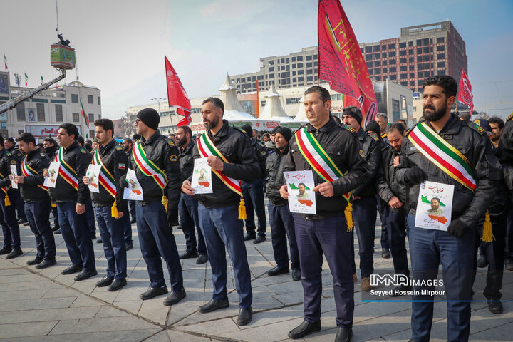 تشییع پیکر مطهر شهید شهرداری مشهد مقدس،عیسی علی‌پور