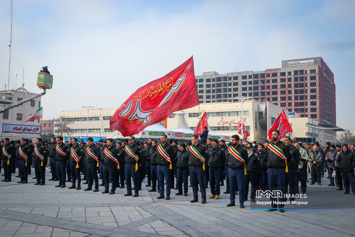 تشییع پیکر مطهر شهید شهرداری مشهد مقدس،عیسی علی‌پور