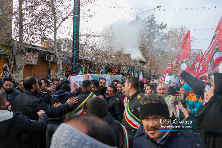 تشییع پیکر مطهر شهید شهرداری مشهد مقدس،عیسی علی‌پور