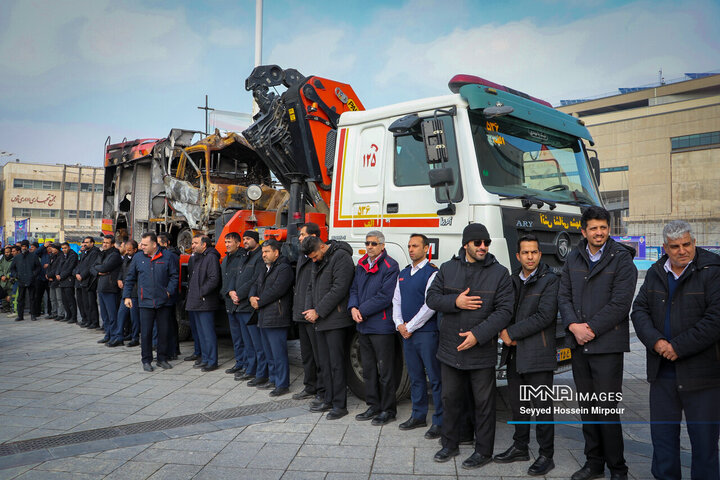 تشییع پیکر مطهر شهید شهرداری مشهد مقدس،عیسی علی‌پور