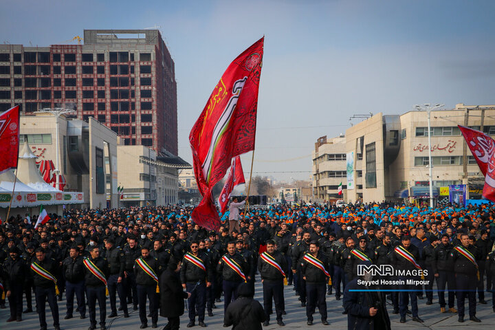 تشییع پیکر مطهر شهید شهرداری مشهد مقدس،عیسی علی‌پور