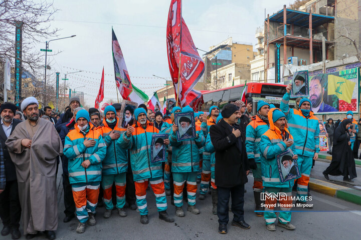 تشییع پیکر مطهر شهید شهرداری مشهد مقدس،عیسی علی‌پور