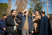 بازدید شهردار اصفهان از پروژه «باغ فدک» و «باغ تندرستی»