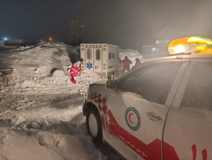 کوهرنگ در محاصره برف