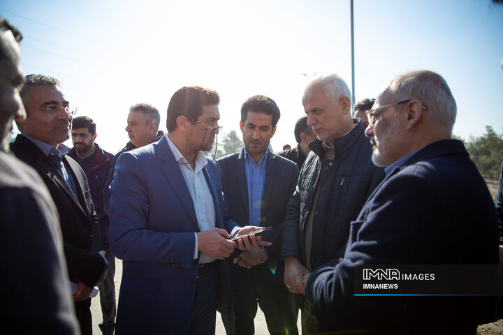 بازدید شهردار اصفهان از پروژه «باغ فدک» و «باغ تندرستی»