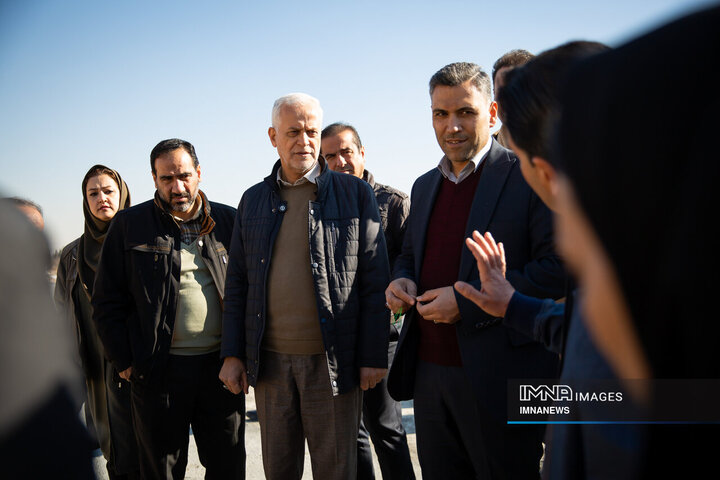 بازدید شهردار اصفهان از پروژه «باغ فدک» و «باغ تندرستی»