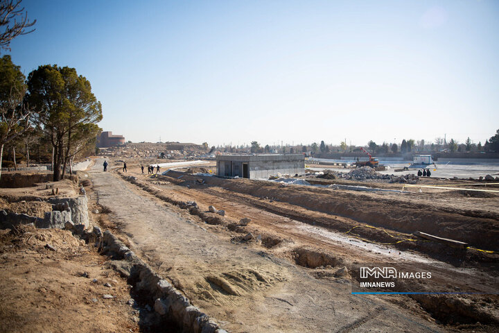 بازدید شهردار اصفهان از پروژه «باغ فدک» و «باغ تندرستی»