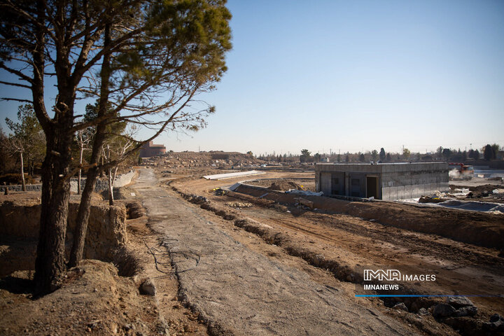 بازدید شهردار اصفهان از پروژه «باغ فدک» و «باغ تندرستی»