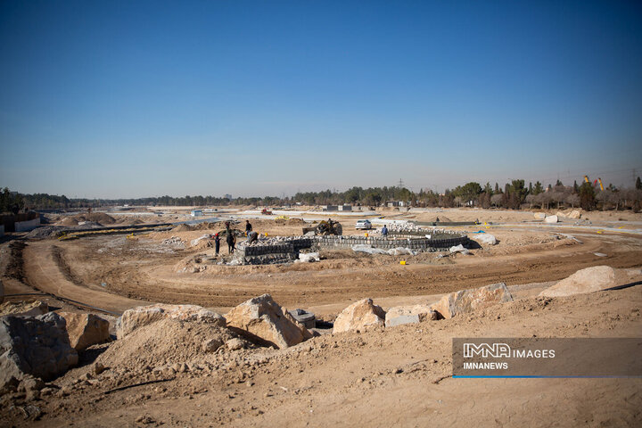 بازدید شهردار اصفهان از پروژه «باغ فدک» و «باغ تندرستی»