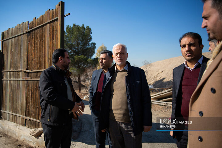 بازدید شهردار اصفهان از پروژه «باغ فدک» و «باغ تندرستی»