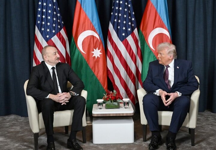 دیدار علی اف با ترامپ در داووس و گفتگو درباره روابط دوجانبه و غزه