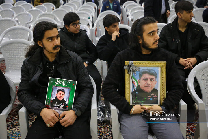 مراسم بزرگداشت شهدای حملات تروریستی آمریکایی، صهیونی در اصفهان