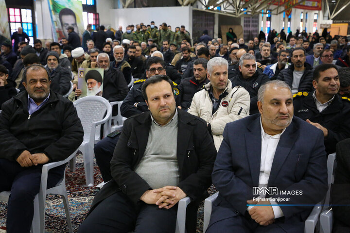 مراسم بزرگداشت شهدای حملات تروریستی آمریکایی، صهیونی در اصفهان