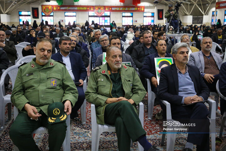 مراسم بزرگداشت شهدای حملات تروریستی آمریکایی، صهیونی در اصفهان