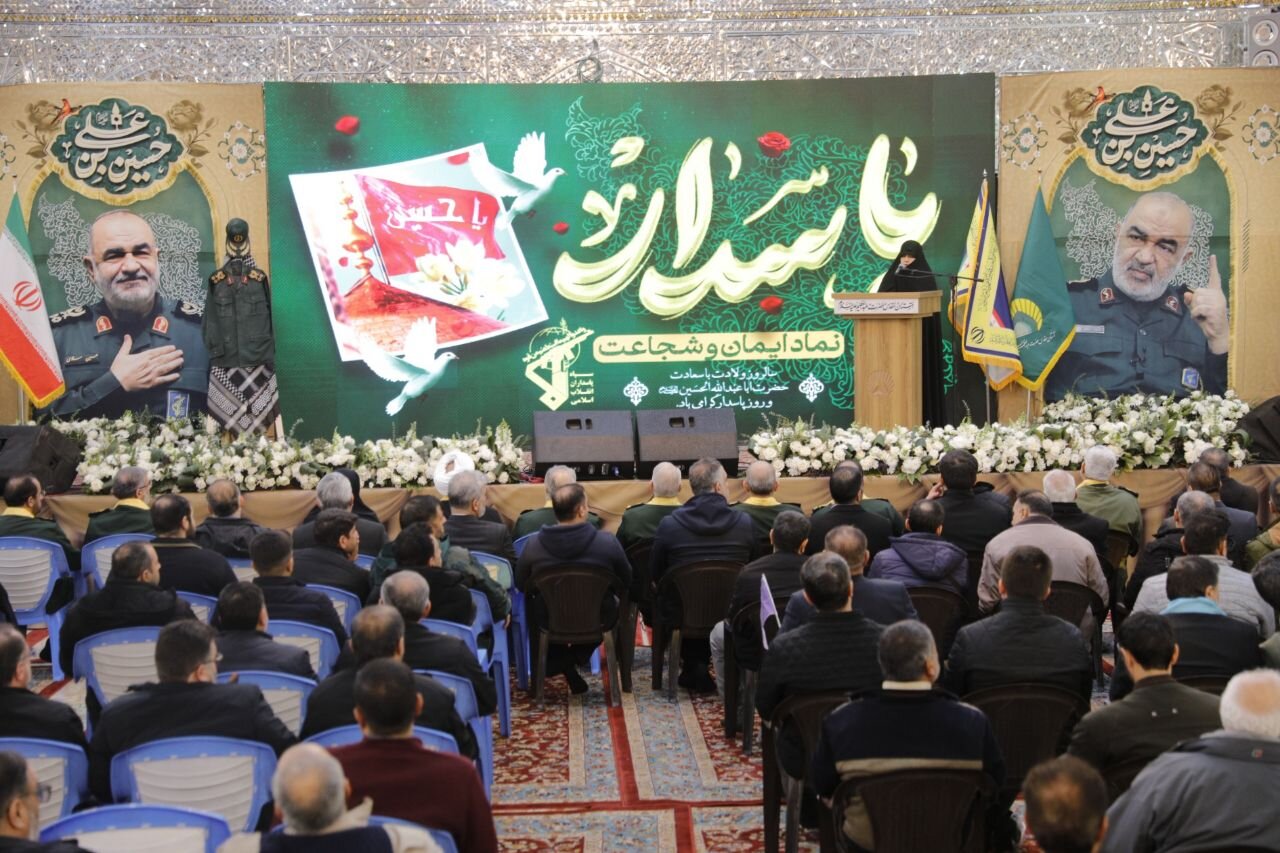 رونمایی از سنگ مزار شهید سلامی در حرم حضرت عبدالعظیم(ع)