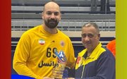 هندبال قهرمانی آسیا؛ سرپوشی، بهترین بازیکن دیدار ایران و استرالیا شد
