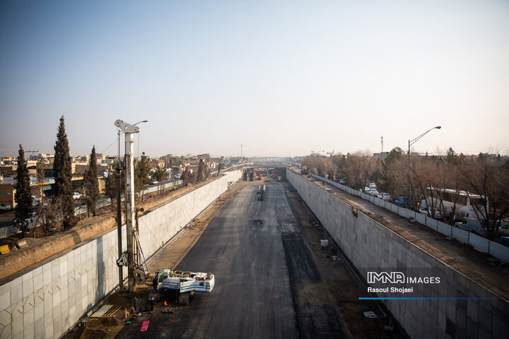 پروژه بزرگراه شهید آیت‌الله رئیسی اصفهان