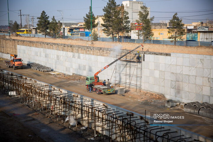 پروژه بزرگراه شهید آیت‌الله رئیسی اصفهان